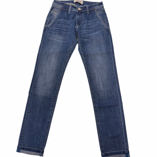 JEANS CUCITURE INTERNE BLU