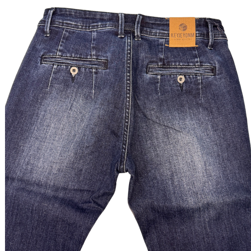 JEANS CUCITURE INTERNE BORDEAUX