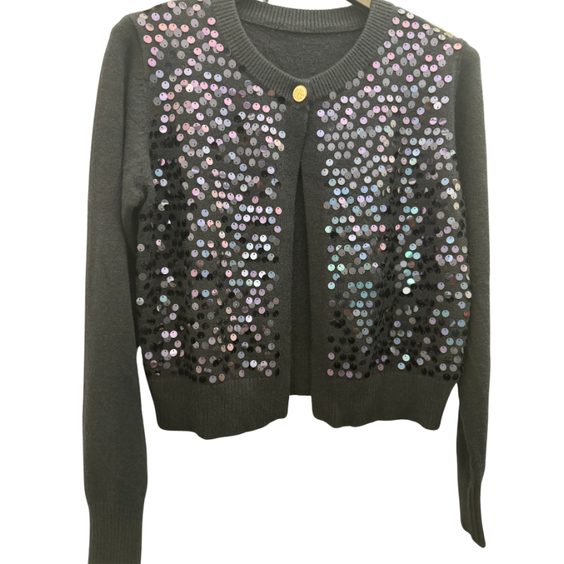 GIACCHINA CROP CON PAILLETTES